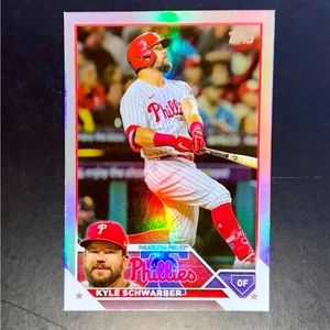 Kyle Schwarber - Rainbow Holo 2023 Topps Series Two #466